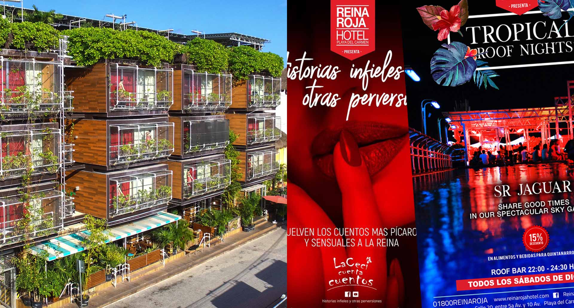 Reina Roja Hotel - best nightlife boutique hotel in Playa del Carmen, Mexico